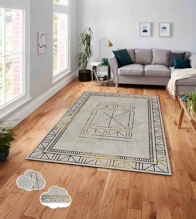 Conceptum Asr Crpt-122 Alfombra de Terciopelo Multicolor 120 x 180 cm Conceptum Asr Crpt-122 Alfombra de Terciopelo Multicolor 120 x 180 cm
